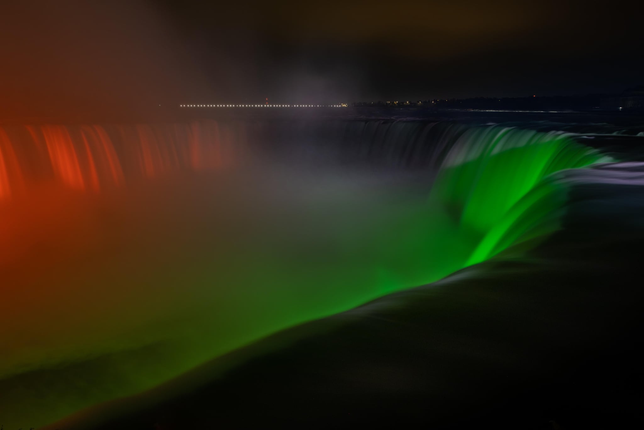 Niagara Falls to be Illuminated in Red, Green and Black for Juneteenth