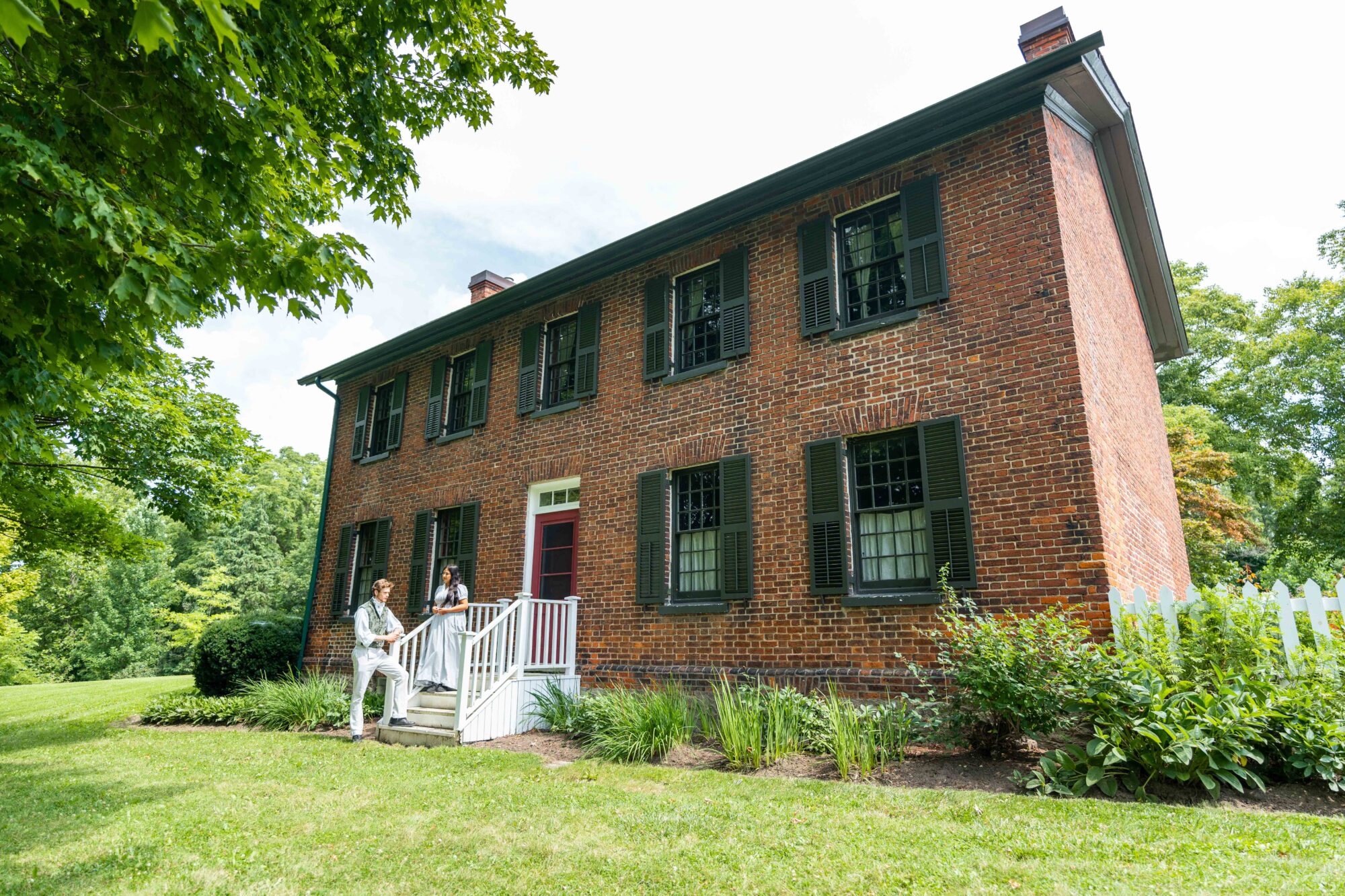 The exterior view of the McFarland House